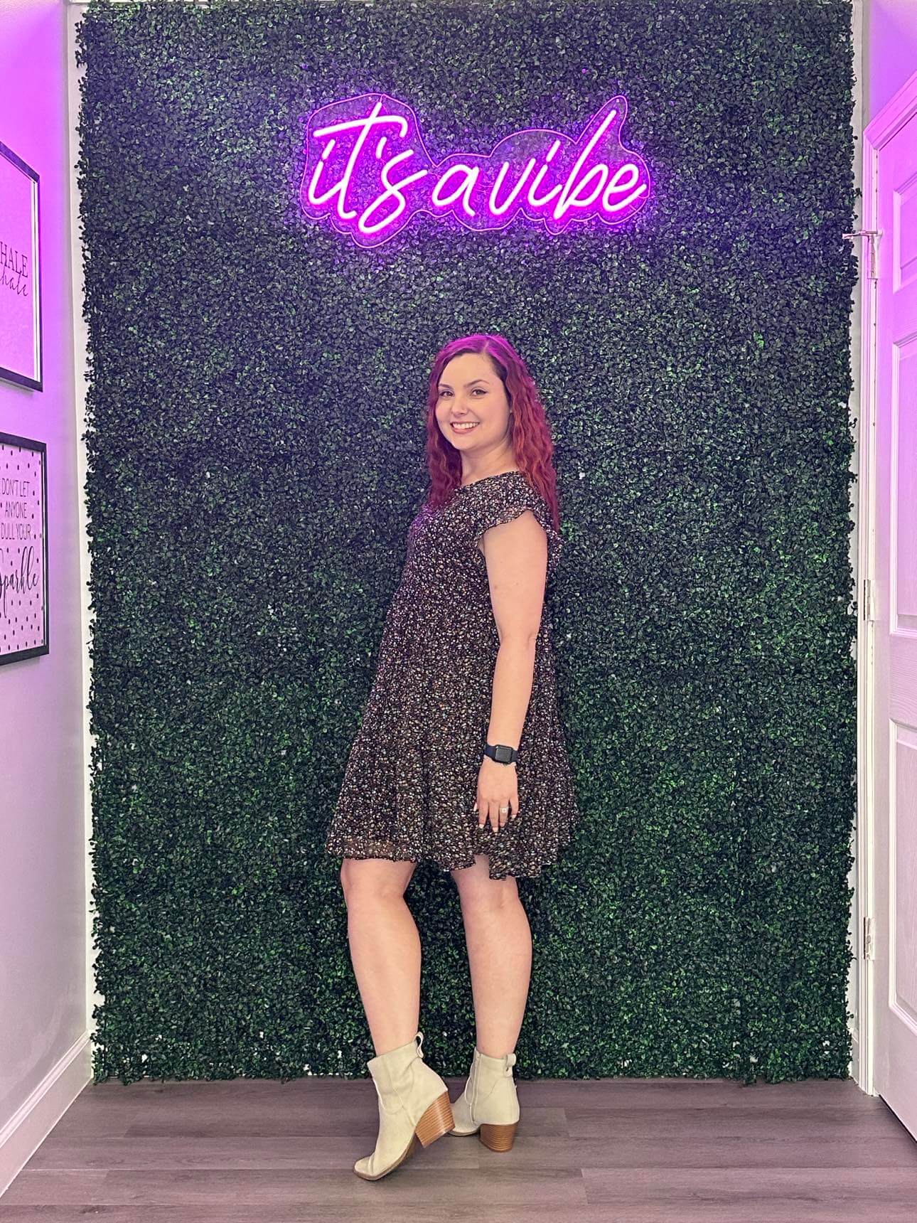 Eden Floral Chiffon Dress