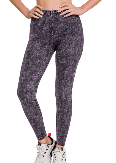 Twila Acid Washed Leggings