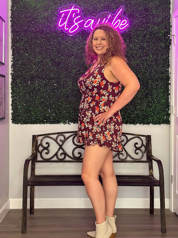 Kinsley Floral Sleeveless Jersey Romper