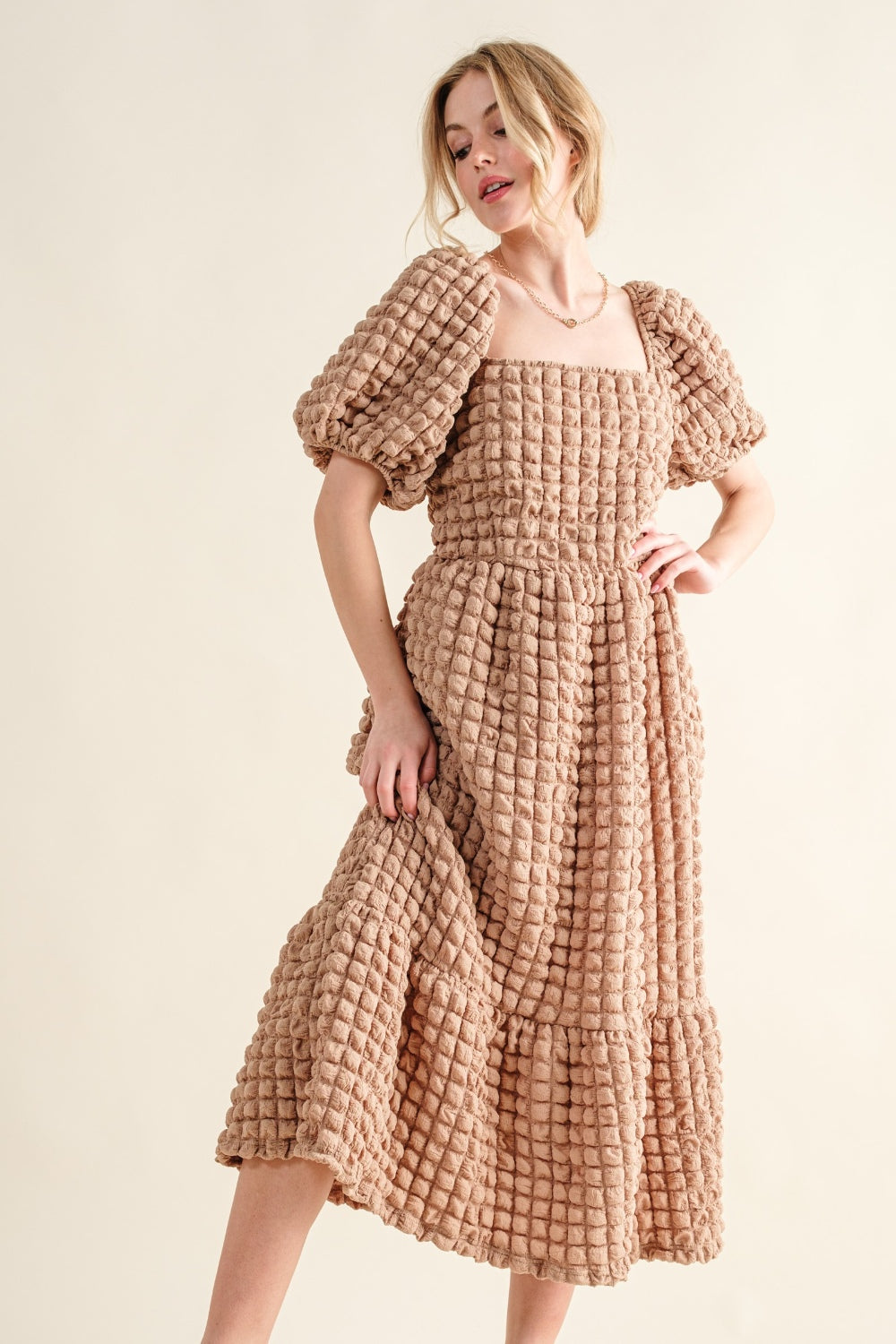 And The Why Square Neck Puff Sleeve Dress – The Appalachian Honey Boutique And The Why Square Neck Puff Sleeve Dress – The Appalachian Honey Boutique