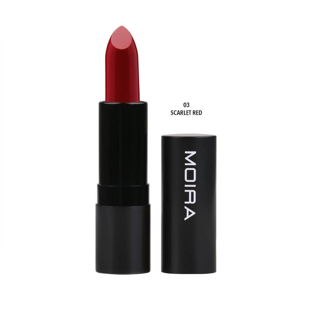 Defiant Lipstick - Scarlet Red