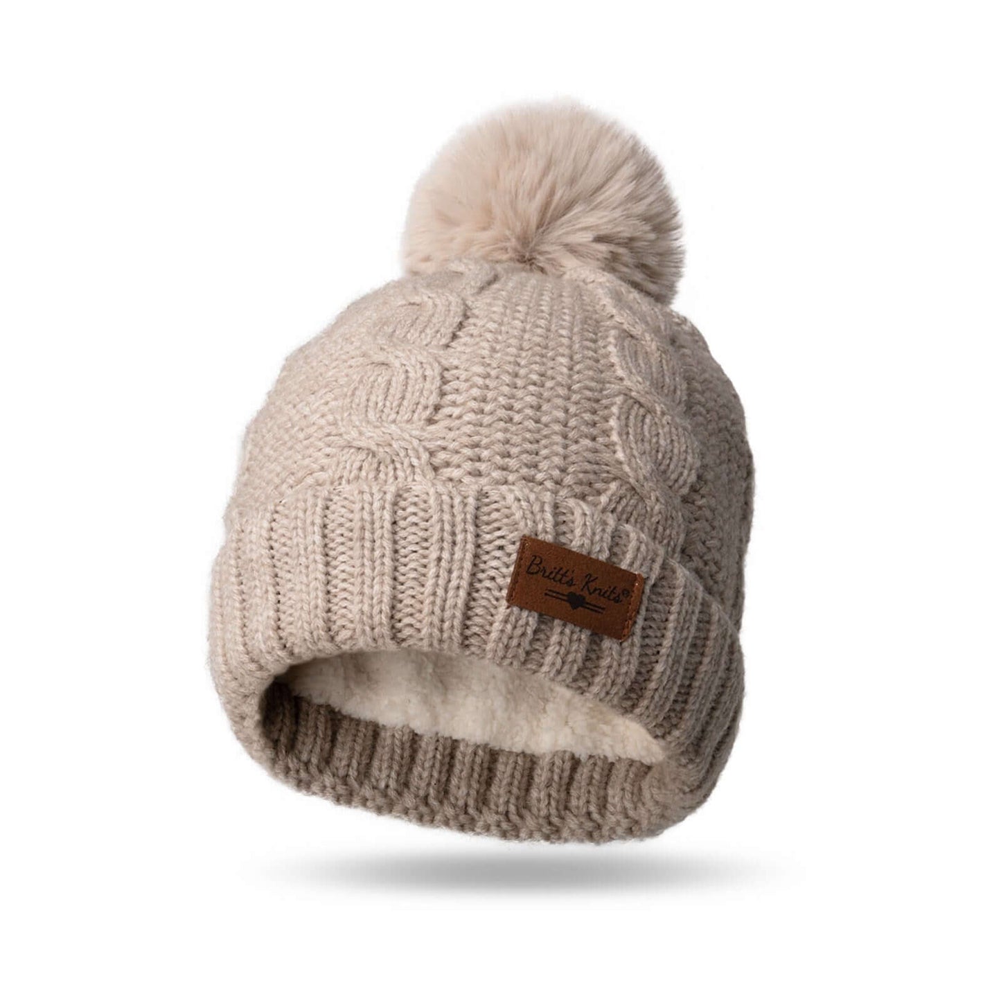 Britt's Knits Cozy Pom Beanie
