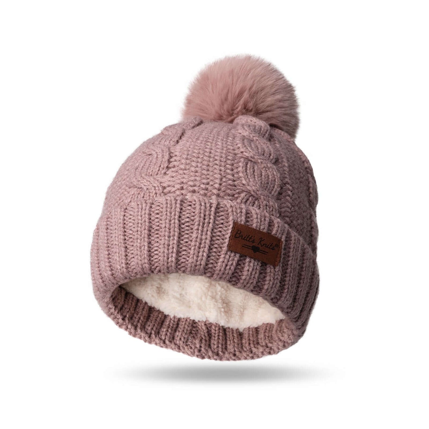 Britt's Knits Cozy Pom Beanie