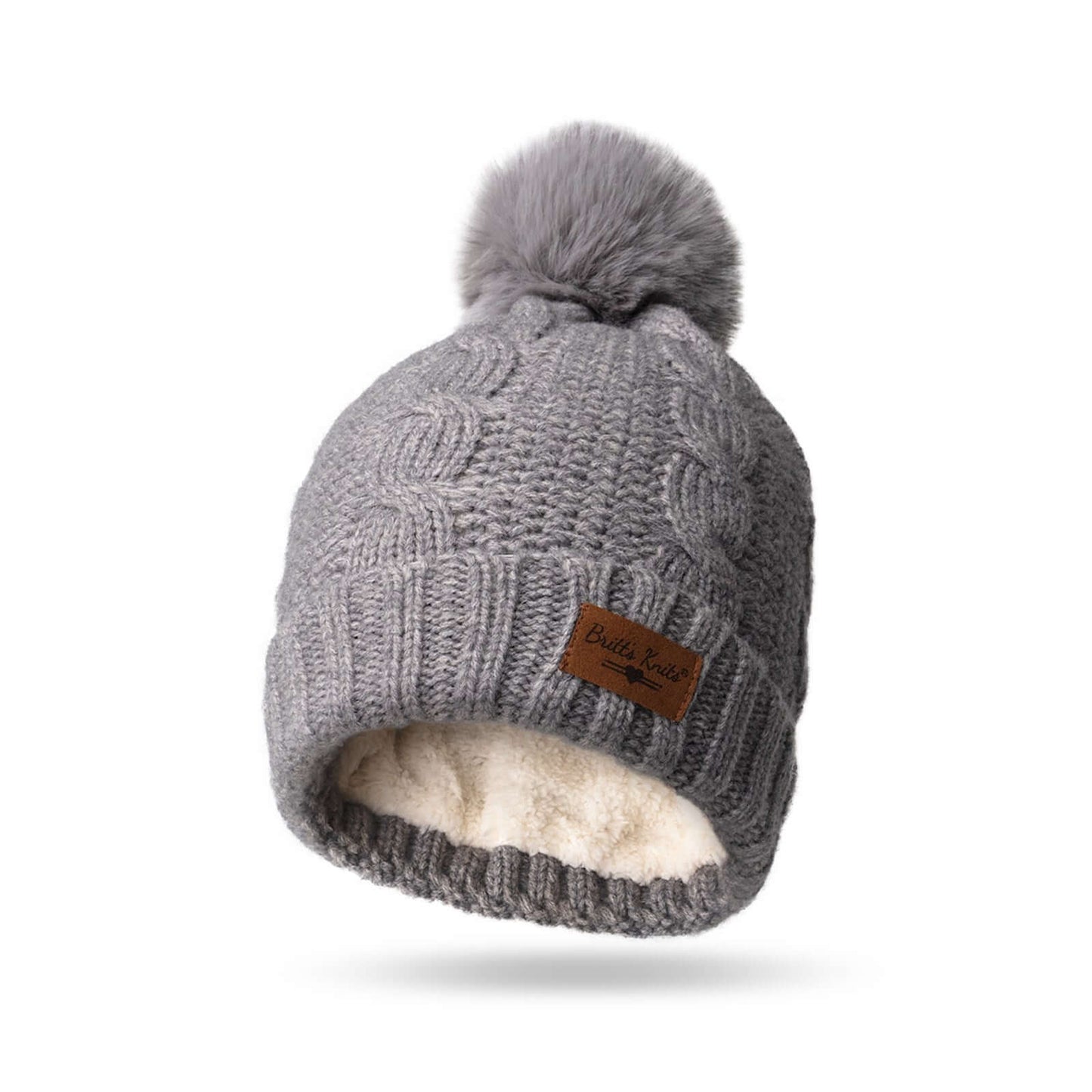 Britt's Knits Cozy Pom Beanie