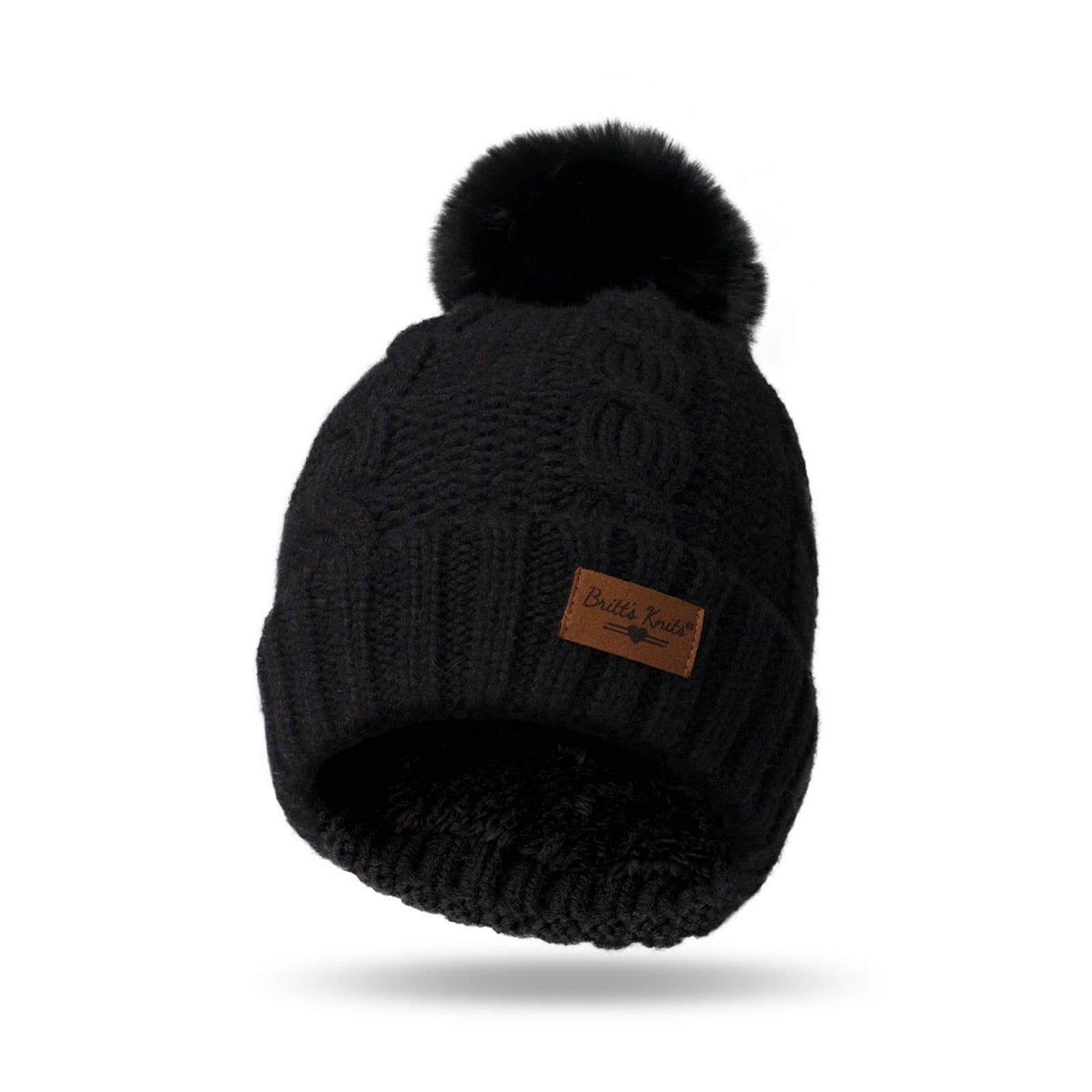 Britt's Knits Cozy Pom Beanie
