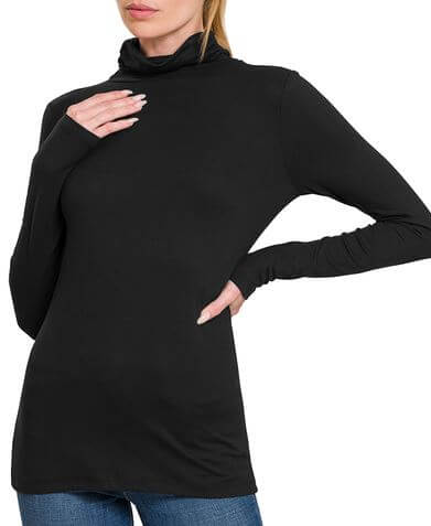 Maddie Mock Neck Top