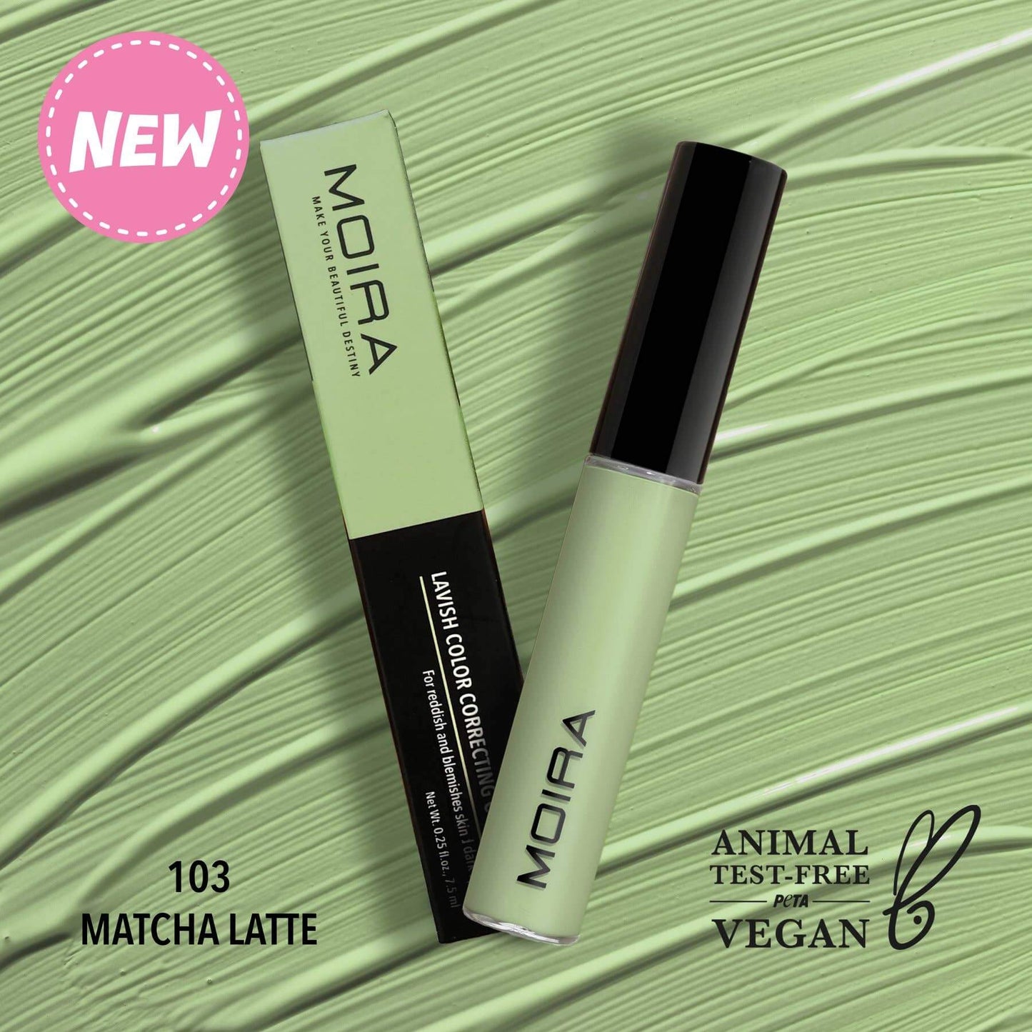 Lavish Color Correcting Concealer (103, Matcha Latte)