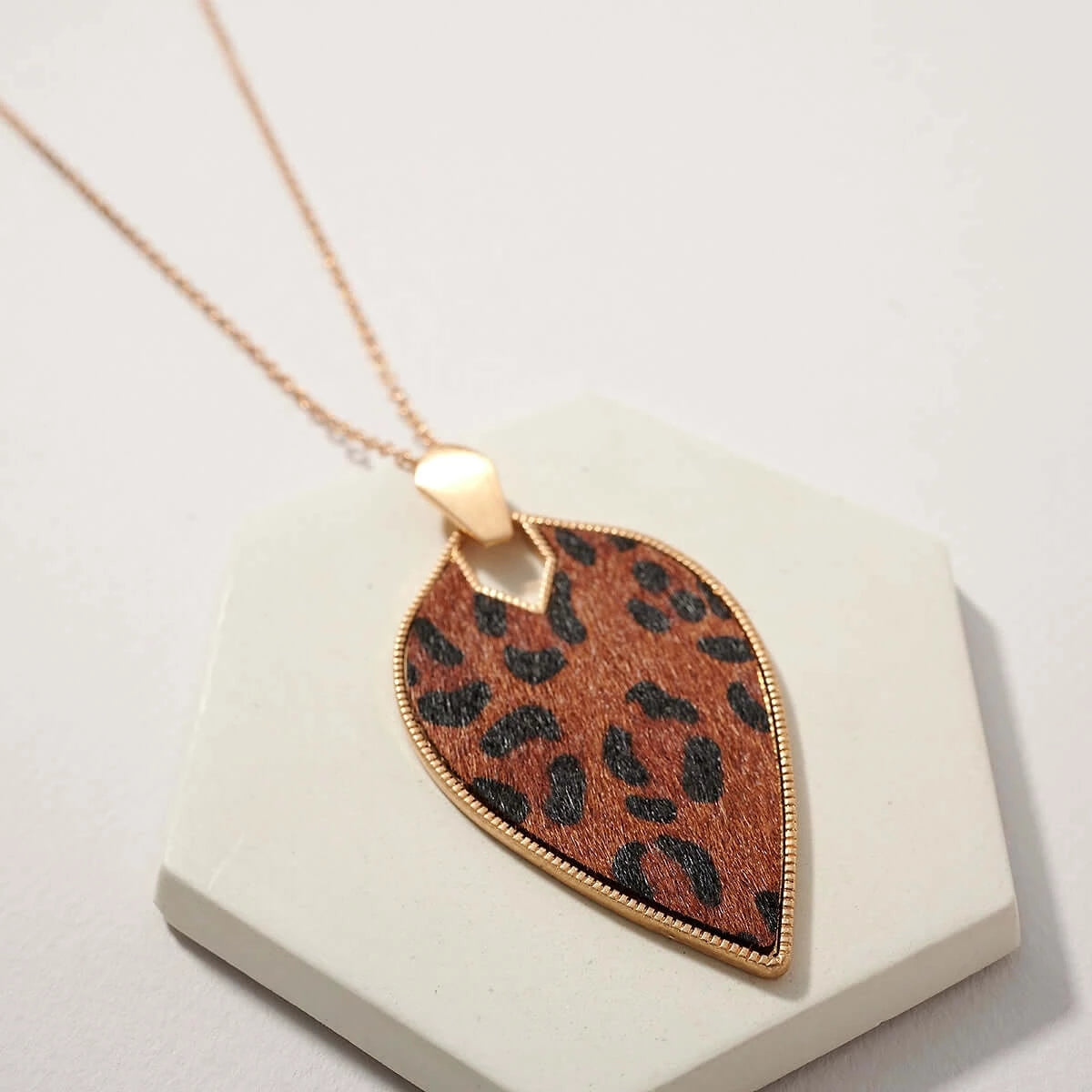 Fall Leaf Pendant Necklace