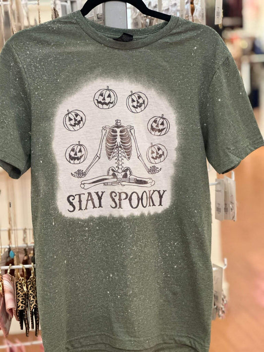 Stay Spooky Graphic Pumpkin T-Shirt
