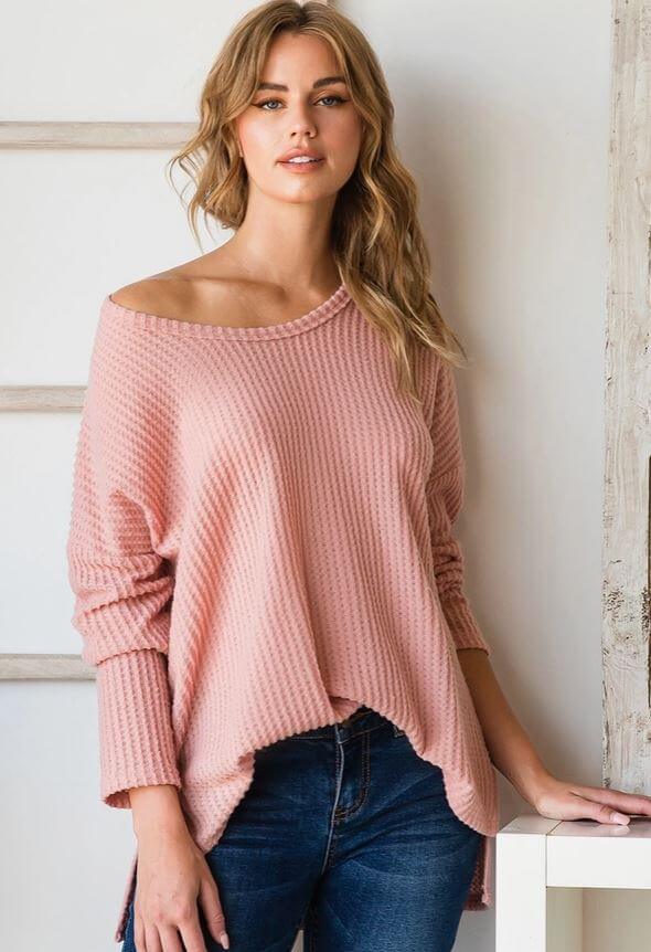 Pink Pullover Sweater