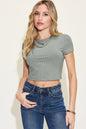 Cropped Short Sleeve T-Shirt