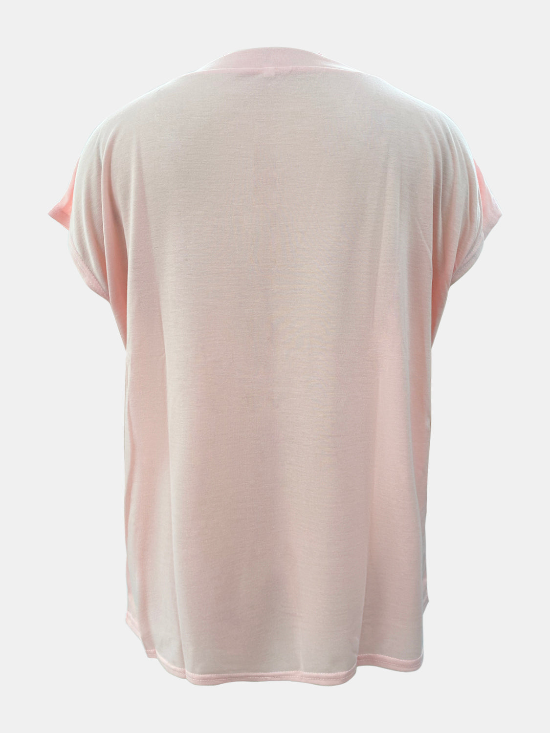 Round Neck Cap Sleeve T-Shirt