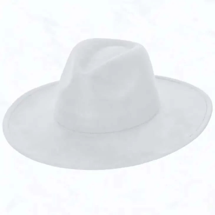 Fancy Suede Fedora Hat