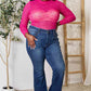 Magenta Pink Long Sleeve Bodysuit