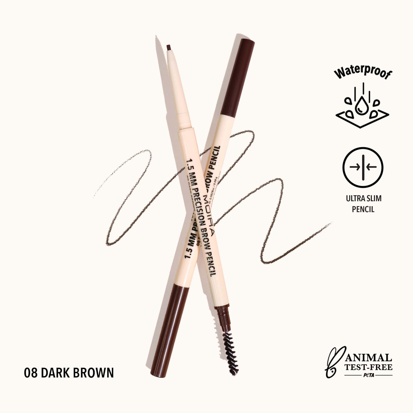 Precision Brow Pencil (008, Dark Brown)