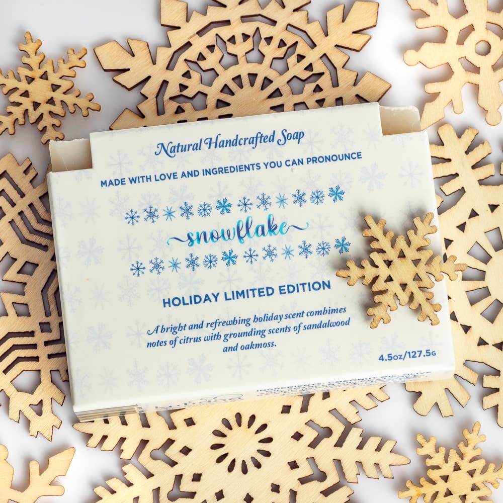 Snowflake Limited Edition Bar Soap