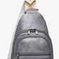 Mid-Grey Leather Sling Bag