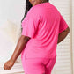Hot Pink Soft Top & Shorts Set