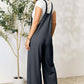 Wide Strap Overalls With Pockets