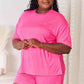Hot Pink Soft Top & Shorts Set