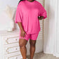 Hot Pink Soft Top & Shorts Set 